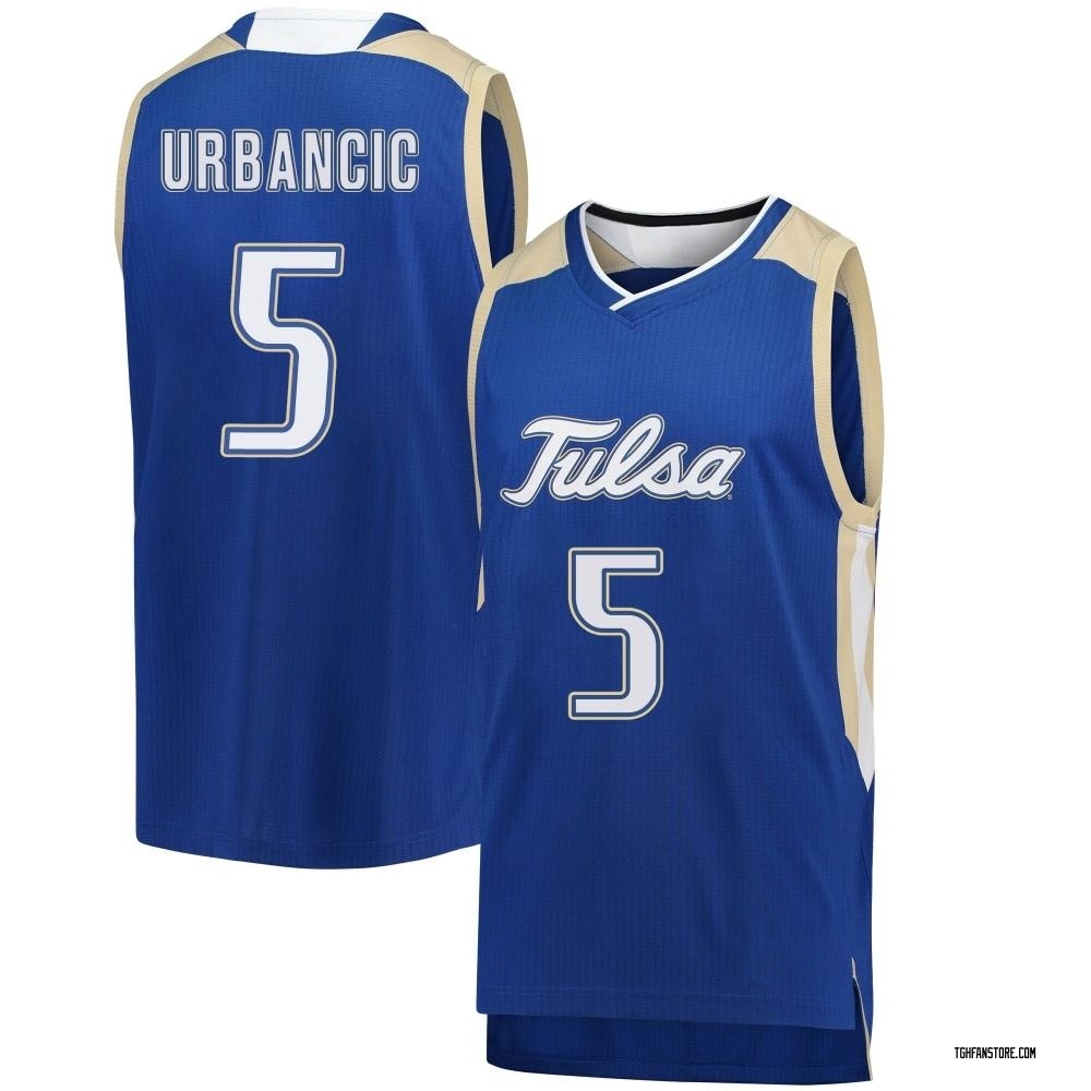 Adidas #20 Tulsa Golden Hurricane Royal Replica Basketball Jersey Size: Small